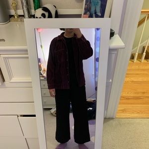 Purple L.L. Bean corduroy